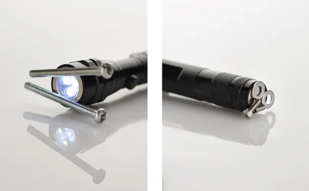 ITI Flashlight with magnet Crna