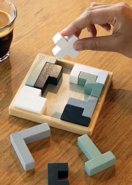  Cree wooden puzzle - XD Collection brown 