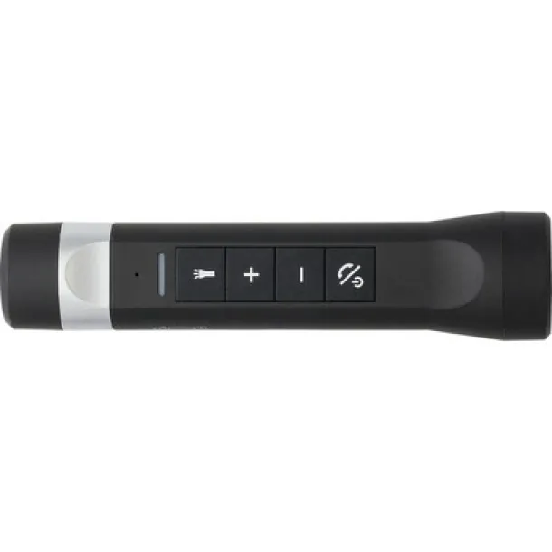  Multifunctional LED torch, wireless speaker, power bank black