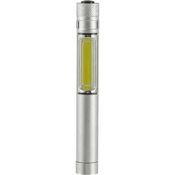  COB torch Srebrna