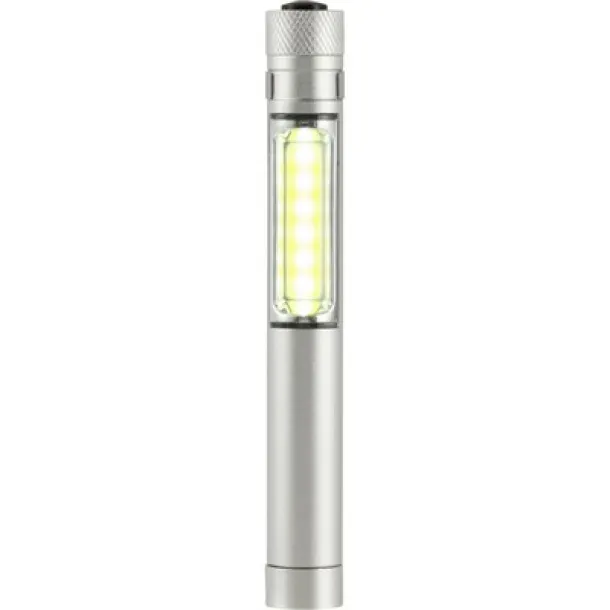  COB torch Srebrna