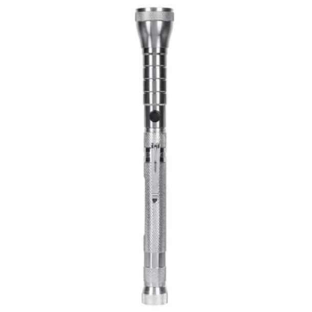  Telescopic COB torch silver