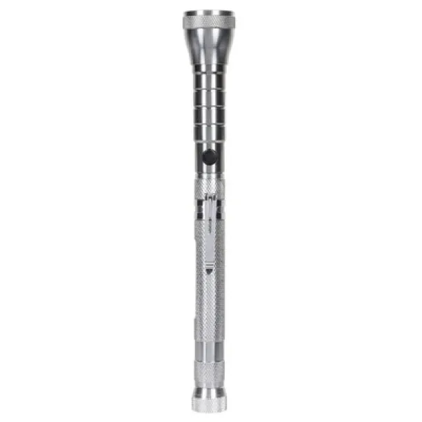  Telescopic COB torch silver