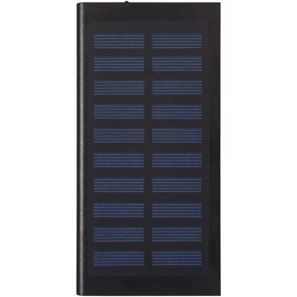 Stellar 8000 mAh solar power bank Solid black