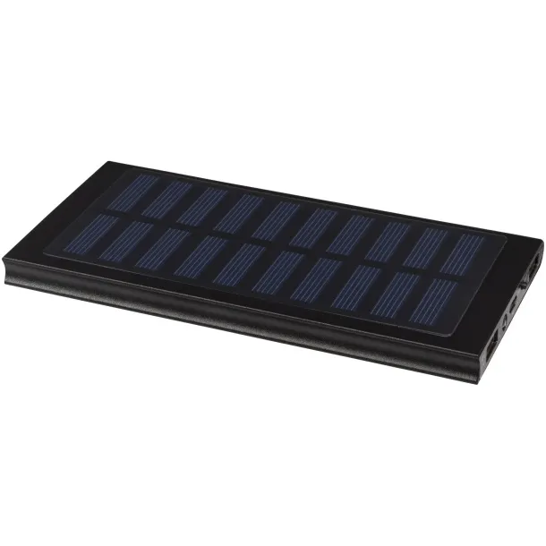 Stellar prijenosna baterija sa solarnim punjenjem, 8 000 mAh Crna