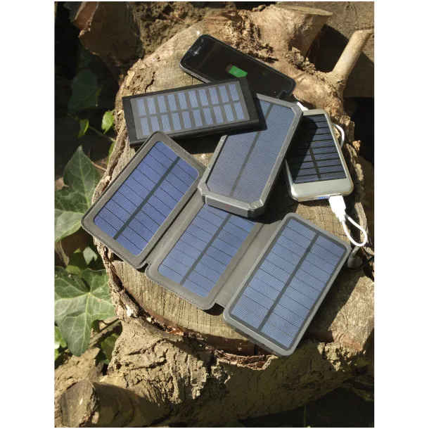 Stellar prijenosna baterija sa solarnim punjenjem, 8 000 mAh Crna