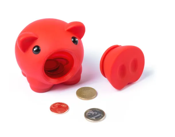 Oiban piggy bank Red