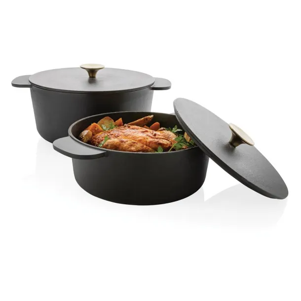  Ukiyo cast iron pan medium - Ukiyo Black 