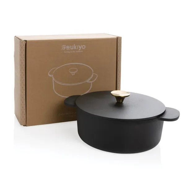  Ukiyo cast iron pan medium - Ukiyo Black 