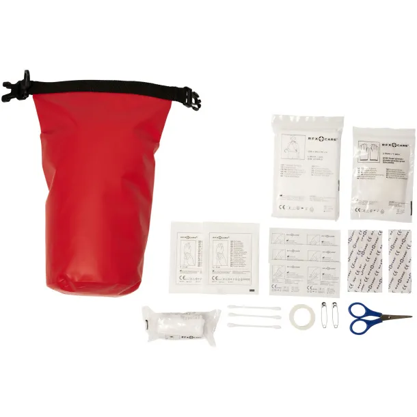 Alexander 30-piece first aid waterproof bag Red