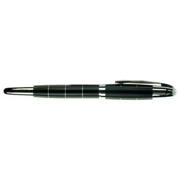  Writing set, ball pen and roller ball pen Crna