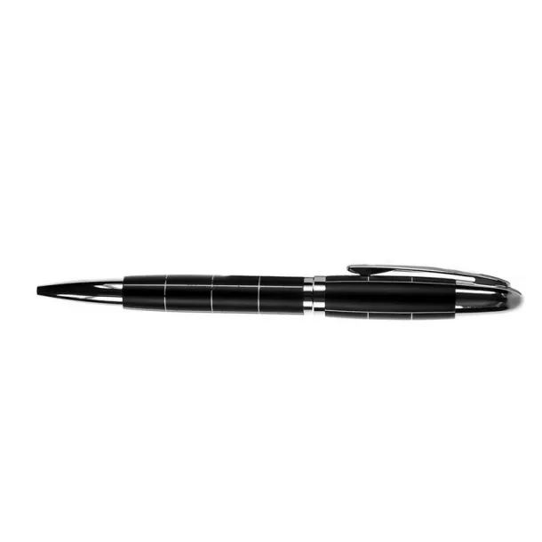  Writing set, ball pen and roller ball pen Crna
