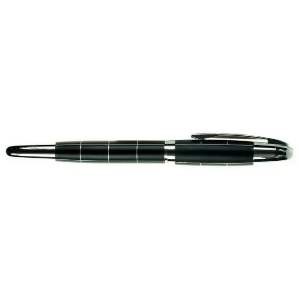  Writing set, ball pen and roller ball pen Crna