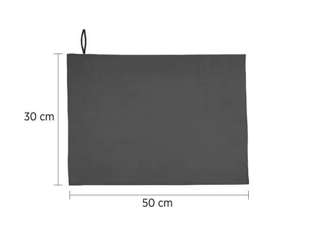 VELVET 30 Ručnik od mikrofibre, 190 g/m² - EXPLODE Tamnosiva