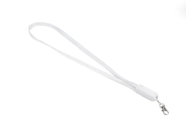 CONVEE Lanyard USB cable 3 in 1 White