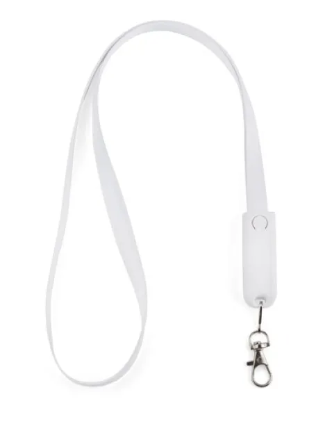 CONVEE Lanyard USB cable 3 in 1 White