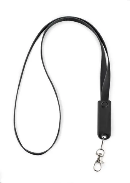 CONVEE Lanyard USB cable 3 in 1 Black
