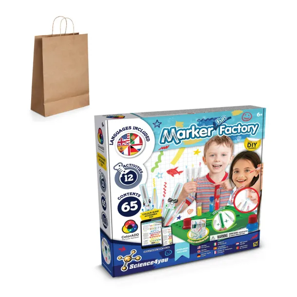 DIY Pen Factory Kit IV Educational kit supplied with a kraft paper gift bag (115 g/m²)