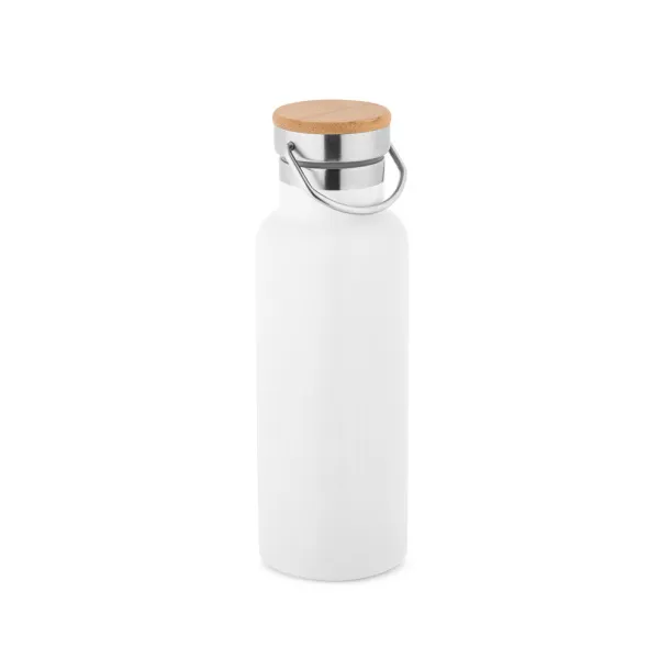 RAGNAR Stainless steel bottle 500 ml White