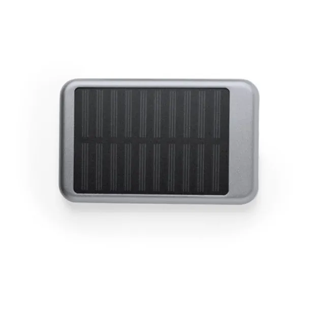  Power bank 4000 mAh, solar charger silver