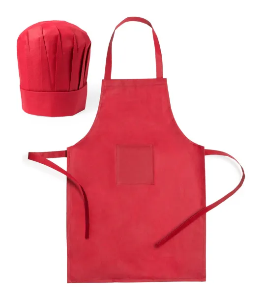 Mincok chef set for kids Red