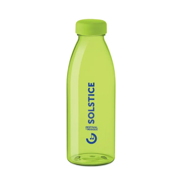 SPRING RPET bottle 500ml Transparent lime