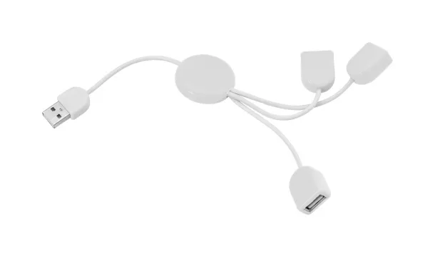 POD USB hub Bijela Bijela