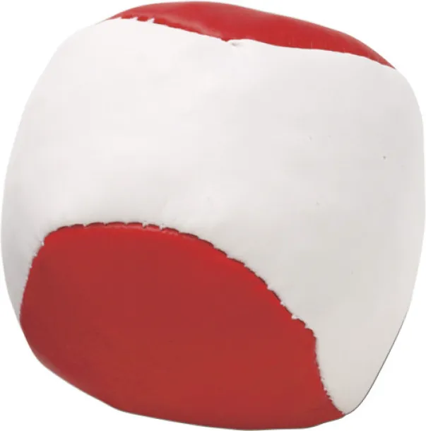  Imitation leather juggling ball Heidi red