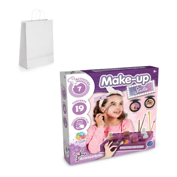 Makeup Studio Kit III Edukativna igra isporučuje se s poklon vrećicom od kraft papira (100 g/m²)