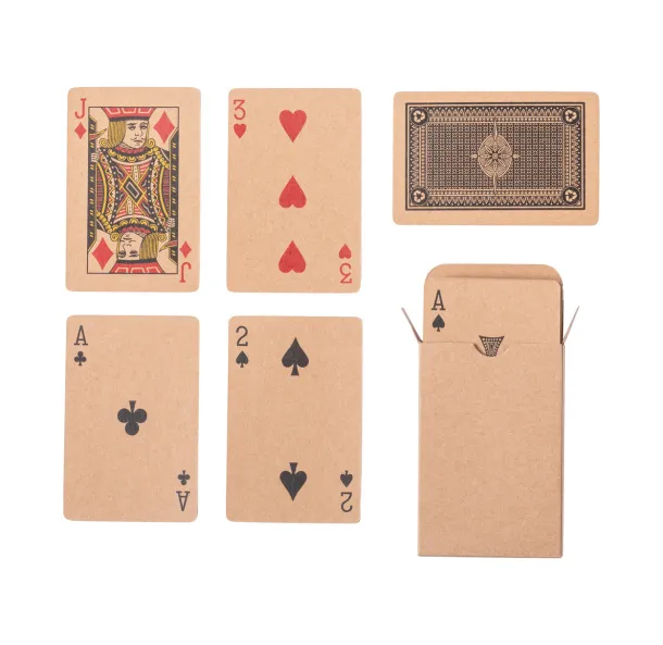 Pacca recycled paper playing cards Natural