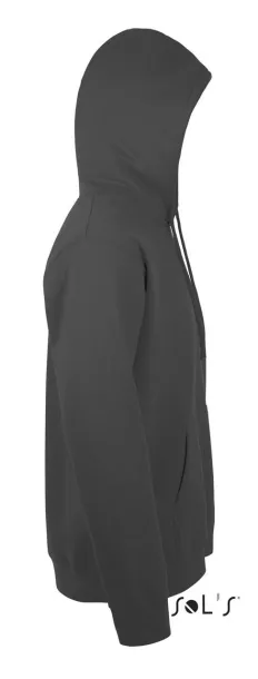  SOL'S SNAKE unisex hoodica - SOL'S Tamno siva