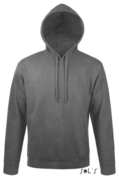  SOL'S SNAKE unisex hoodica - SOL'S Charcoal Melange