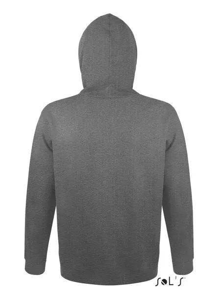 SOL'S SNAKE unisex hoodica - SOL'S Charcoal Melange
