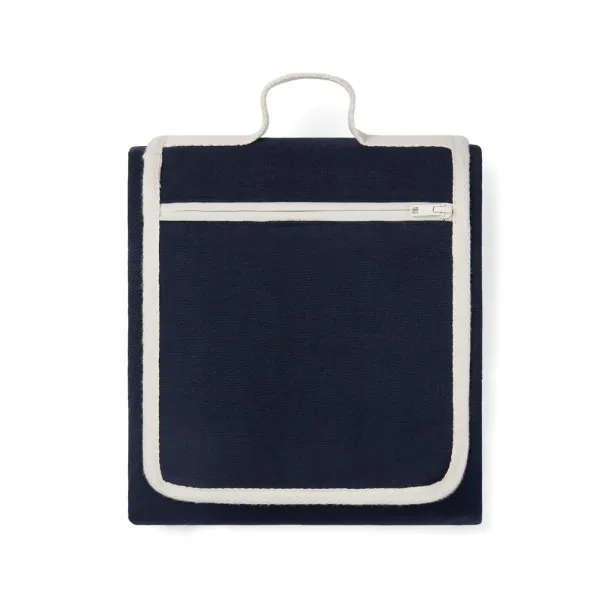  VINGA Volonne AWARE™ recycled canvas picnic blanket - Vinga blue 11-0606 TPG