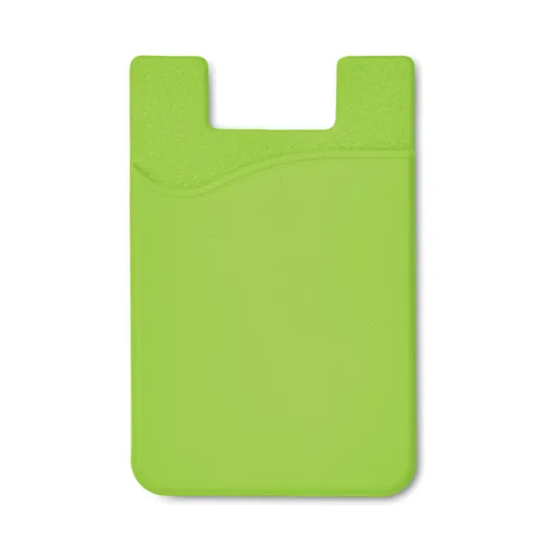 SILICARD Silicone cardholder Lime