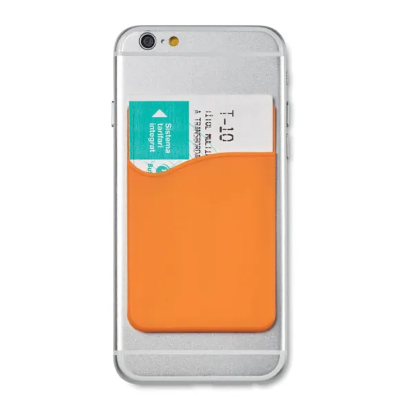 SILICARD Silicone cardholder Orange