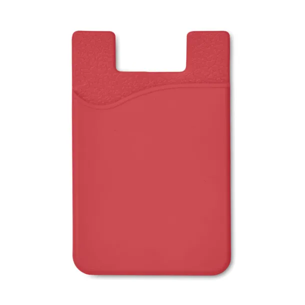 SILICARD Silicone cardholder Red