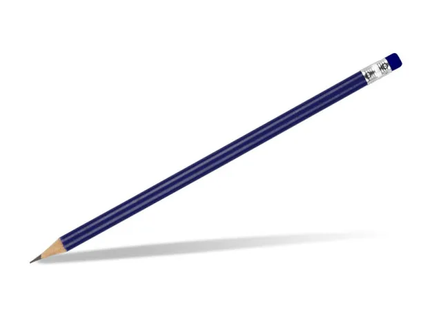 PIGMENT Wooden HB pencil with eraser Blue