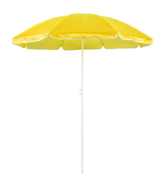 Mojacar beach umbrella Yellow White