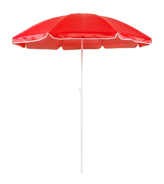Givon beach umbrella Red White