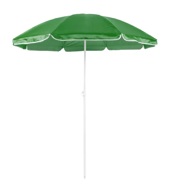 Givon beach umbrella Green White