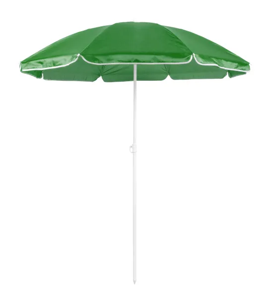 Givon beach umbrella Green White