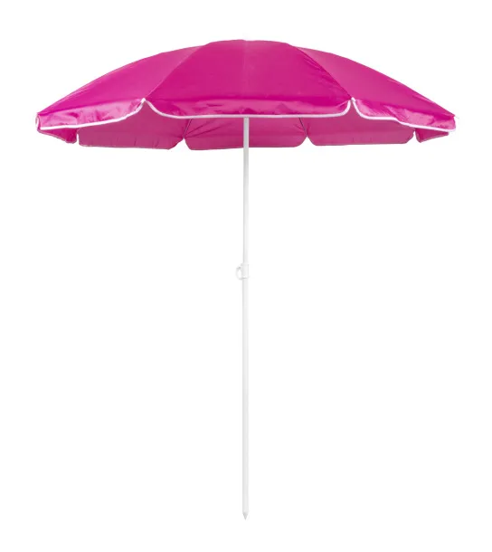 Mojacar beach umbrella Pink White