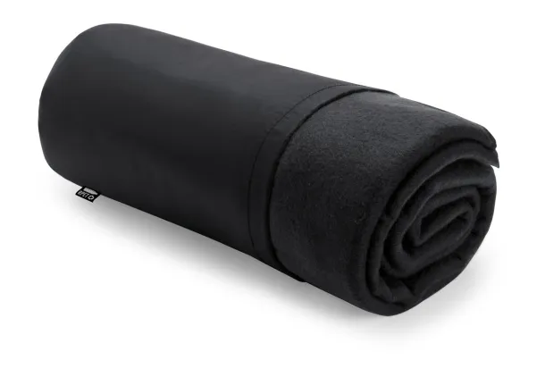 Kayla RPET polar blanket Black