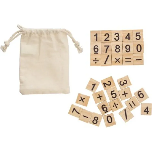  Educational game, 32 pcs brown