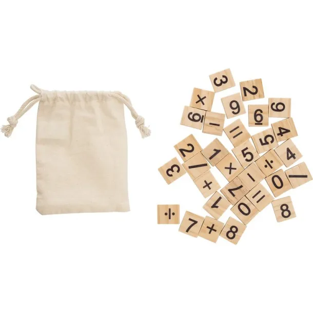  Educational game, 32 pcs brown