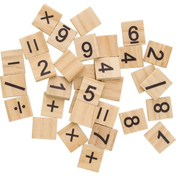  Educational game, 32 pcs brown