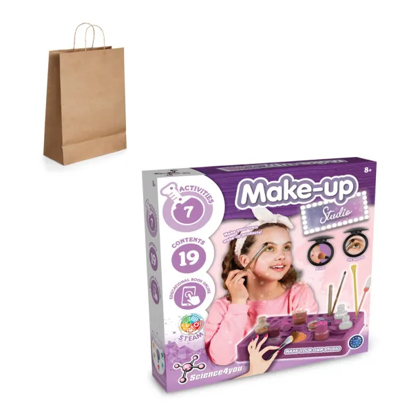 Makeup Studio Kit IV Educational kit supplied with a kraft paper gift bag (115 g/m²)