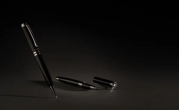  Swiss Peak executive pen set - Swiss Peak Black Silver