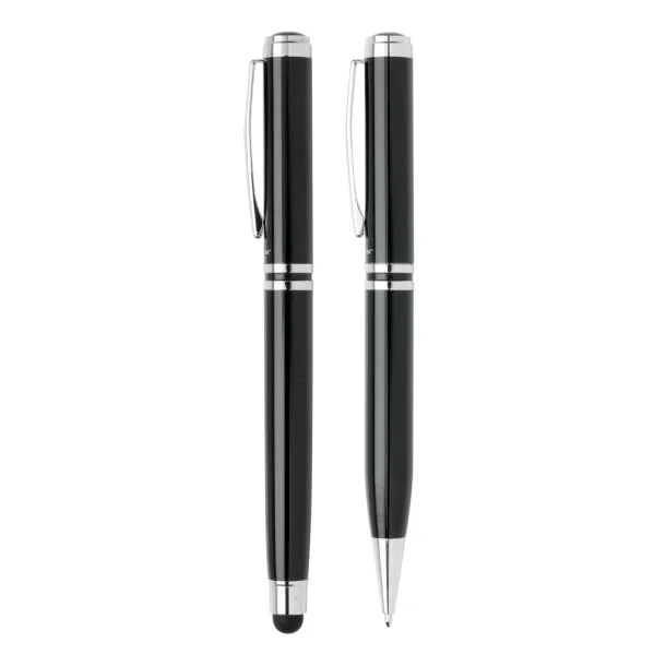  Swiss Peak executive pen set - Swiss Peak Black Silver